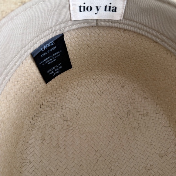 Tio y Tia Paloma Hat in Wheat (large) - Picture 2 of 7